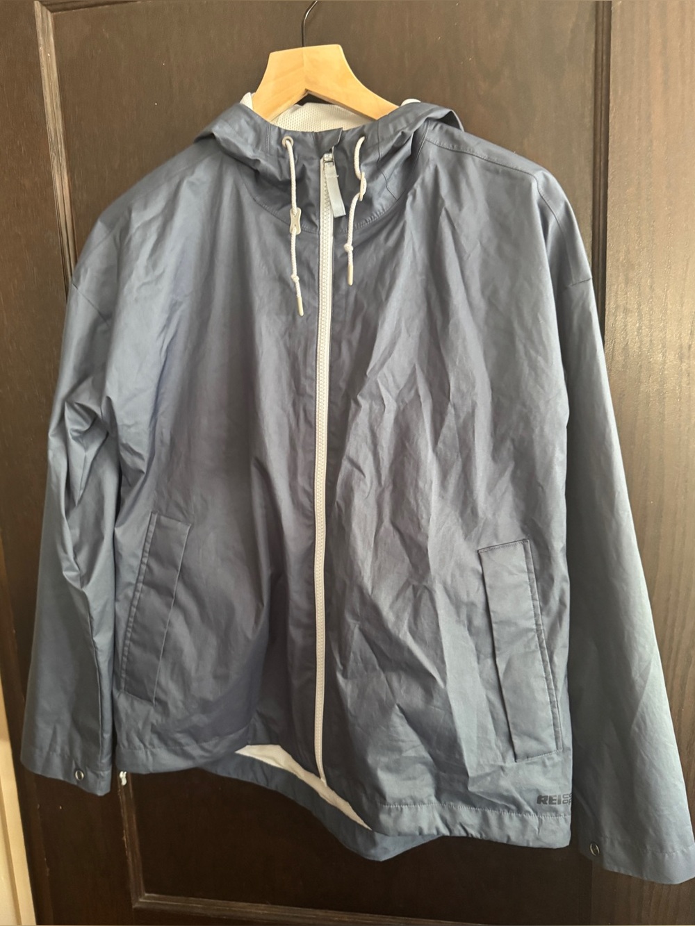 REI Co-op Women’s Groundbreaker Rain Jacket - Blue Size Small